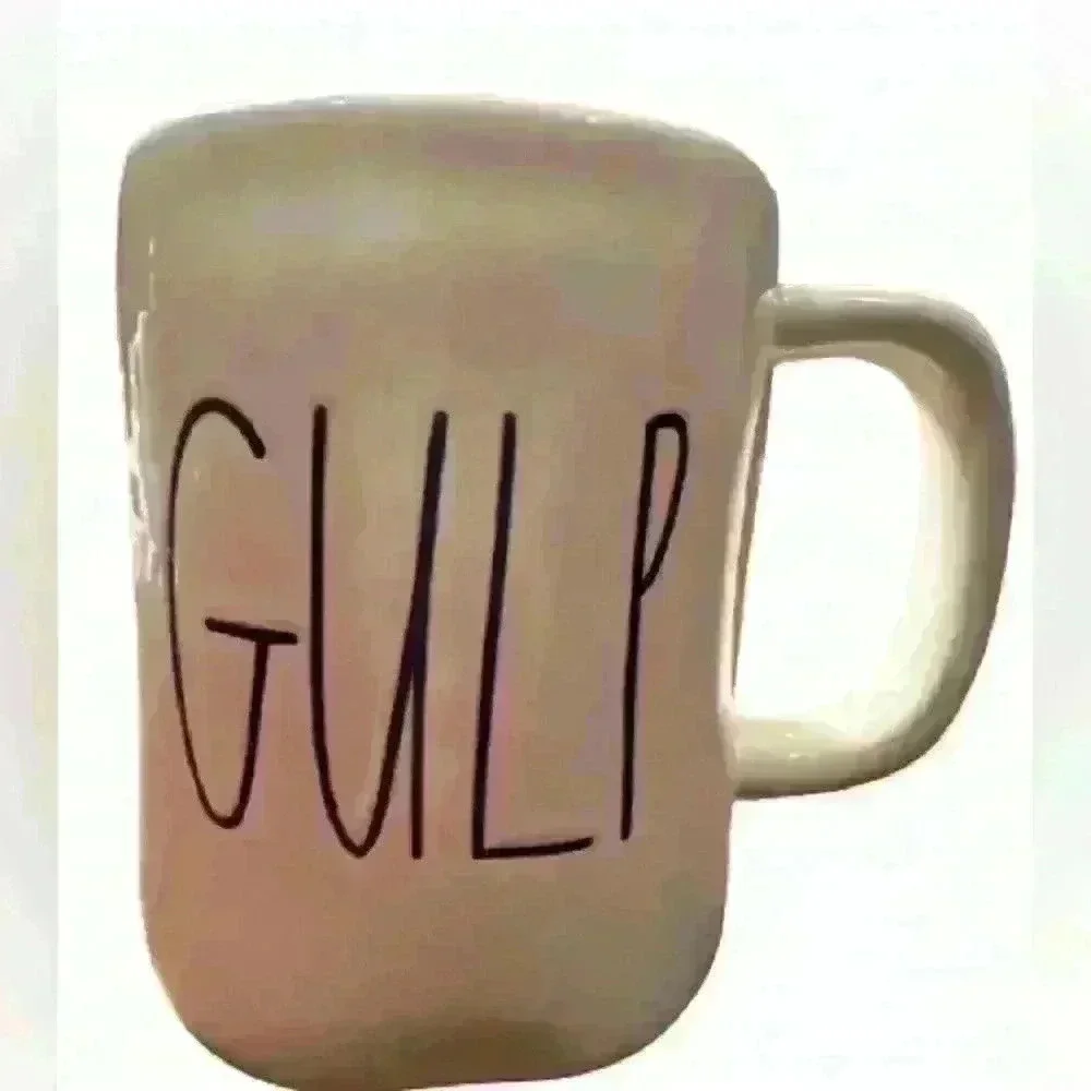 Rae Dunn “Gulp” coffee mug